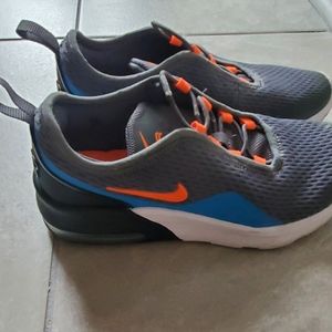 Boy's grey Nike Sneakers- worn but in good condition